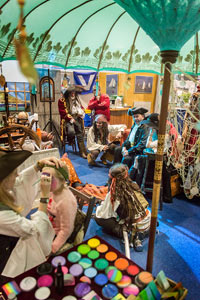 Colette, The Maskmaker's doughter at work